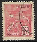 Stamps Brazil -  Aviación 