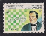Stamps Cambodia -  Ajedrez-Morphy