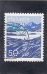 Stamps Switzerland -  PAISAJE ALPINO