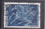 Stamps Switzerland -  PLANETARIUM- LUZERN 