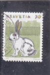 Stamps Switzerland -  ILUSTRACIÓN CONEJO
