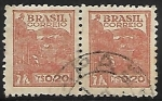 Stamps Brazil -  Agricultura  trigo