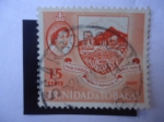 Stamps Trinidad y Tobago -  Queen Elizabeth II - Coloni - Escudo de Armas.