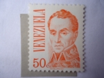 Stamps Venezuela -  Simón Bolívar (1783-1830) Serie:Simón Bolívar y José Espinosa Prieto (1796-1883)Pintor santafereño.
