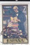 Stamps Spain -  EL BIBLIOFILO (Solana)(35)