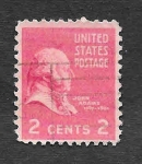 Stamps United States -  806 - John Adams