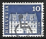 Stamps Switzerland -  Freuler-Palace, Näfels
