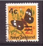 Stamps New Zealand -  serie- Polillas