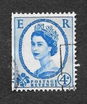 Stamps United Kingdom -  298 - Isabel II