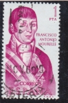 Stamps Spain -  Francisco Antonio Mourelle (37)