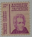 Stamps United States -  Andrew Jackson 10c