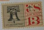 Stamps United States -  U.S. Air Mail 13c