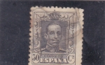 Stamps Spain -  Alfonso XIII- tipo Vaquer (38)