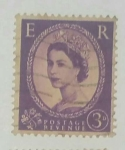 Stamps United Kingdom -  3d