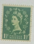 Stamps United Kingdom -  1. 1/2 d