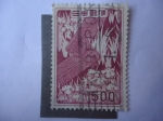 Stamps Japan -  Yatsuhashi - Serie: flora y tesoros Nacionales.