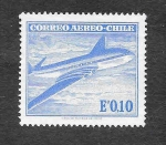 Stamps Chile -  C238 - Avión