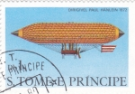 Stamps So Tom and Prncipe -  DIRIGIBLE- PAUL HANLEIN  1872 