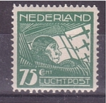 Stamps Netherlands -  serie- Aviadores