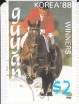 Stamps Guyana -  KOREA 88