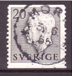 Stamps Sweden -  Gustavo Adolfo VI