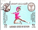 Stamps Yemen -  OLIMPIADA INVIERNO GRENOBLE-68