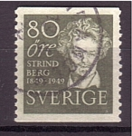 Stamps Sweden -  Strindberg
