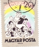 Stamps Hungary -  Maestra leyendo cuentos de hadas