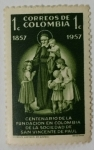 Stamps Colombia -  Colombia 1 ctvs