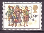 Stamps United Kingdom -  Navidad