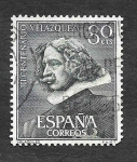 Stamps Spain -  Edf 1340 - III Centenario de la Muerte de Velázquez