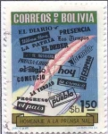 Stamps Bolivia -  Homenaje a la Prensa Nacional