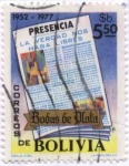 Stamps Bolivia -  Homenaje a la Prensa Nacional