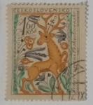 Stamps Czechoslovakia -  Chekoslovaquia 160 Kcs