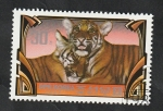 Stamps North Korea -  Tigres