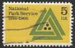 Stamps United States -  807 - 50 Anivº del Servicio de parques nacionales