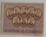 Stamps Cuba -  Centenario Generales Ejercito Libertador