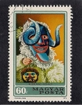 Stamps Hungary -  Mascara