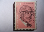 Stamps Switzerland -  Le Corbusier- (ó,Charles Eduard Jeanneret-Gris,1887-1965)Arquitecto Suizo.