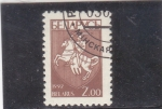 Stamps Belarus -  CABALLERO MEDIEVAL