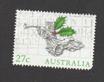Stamps Australia -  Angel tocando trompeta