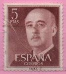 Stamps Spain -  General Franco