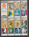 Stamps Yemen -  Patinador