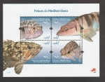 Stamps Portugal -  Pez Serranus scriba