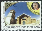 Stamps Bolivia -  Visita de S.S. Juan Pablo II A Bolivia