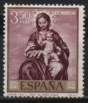 Stamps Spain -  Virgen y el Niño