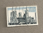 Stamps France -  Catedral de Laon