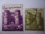 Stamps Egypt -  Puerta de las Conquistas - Bab Al Futuh-Cairo - Puerta en la Muralla de la Ciudad Vieja del Cairo.
