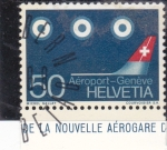 Stamps Switzerland -  AEREOPUERTO DE GINEBRA