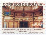 Stamps Bolivia -  Centenario del club Social de Cochabmaba